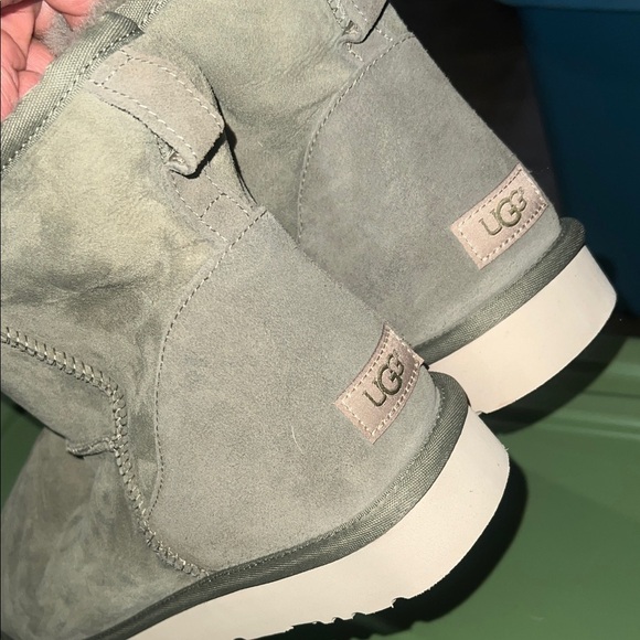 Men UGG Sage Green  Suede Boots main image 6